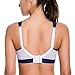 SYROKAN Women's High Impact Support Bounce Control Plus Size Workout Sports Bra White 42DD