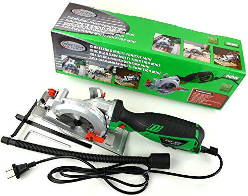 Mini Handkreissäge mit Führungsschiene Säge Tauchsäge SLS Germany Einhand-Tauchsäge 600W 115mm – Bild 3