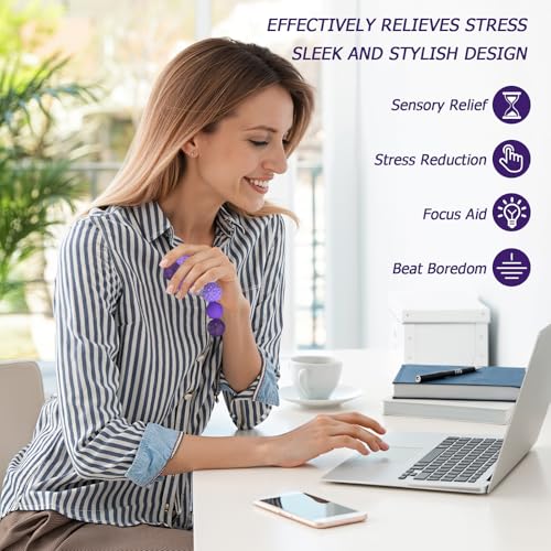 8 Pieces Silicone Sensory Magnetic Stress Balls | Stress Relief and Anxiety Sensory Toys, Decompression Toys for Adults and Kids