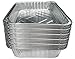 20 Pack Grease Drip Pan Liners | Compatible with Weber 6415, Genesis, Genesis II LX 200 300, Pulse, Q, Traveler, Spirit Gas Grills | Disposable Aluminum BBQ Drip Tray Replacement | 7.5 x 5 x 1.4 Inch