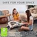 ECR4Kids The Surf Portable Lap Desk, Flexible Seating, Black, 10-Pack