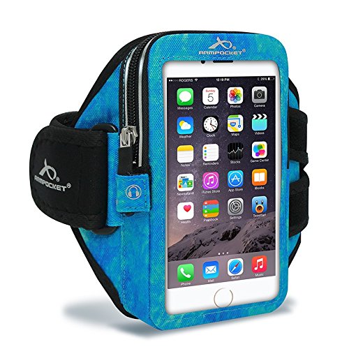 Armpocket Mega i-40 armband for iPhone 7/6s/6 Plus, Galaxy S8+, Note 5/4, Google Pixel XL or other phones and cases up to 6.5"