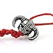 Asterom Unique Paracord Knife Beads - Custom Paracord Lanyard Charms Metal Beard Bead - Viking Helmet