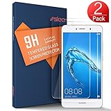 SLEO Huawei Y7 /Y7 Prime Screen Protector - SLEO Premium Surface Hardness Crystal Clear Tempered Glass Screen Protector Guard Cover for Huawei Y7 /Y7 Prime - 2 Pack