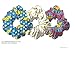 Wonder Woman Hair Scrunchies for Girls - Wonder Woman Hair Accessories w/Wonder Woman Logo - Wonder Woman Gift for Girs