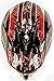Typhoon Adult ATV MX Helmet Goggles Gloves Gear Combo Red with Red (XL)