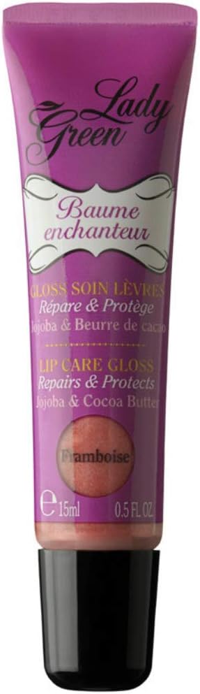 Lady Green Baume Enchanteur Caring Lip Balm Organic/Raspberry 15 ml