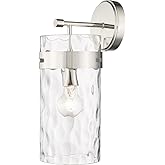 Z-Lite 3035-1SL-PN Fontaine Wall Sconce, 1-Light 60 Watts, Polished Nickel