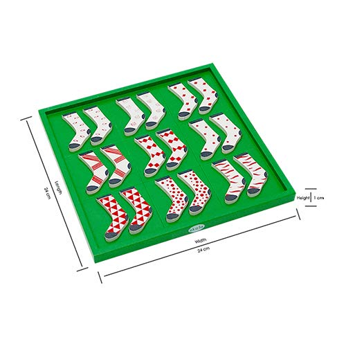 image for skola play, discover, learn Skola Toys - Sock Twins Patterns - Pair an