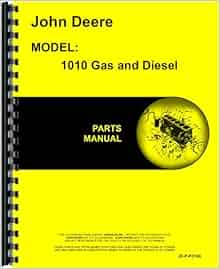 John Deere 1010 Tractor Parts Manual: 6301147720023: Amazon.com: Books