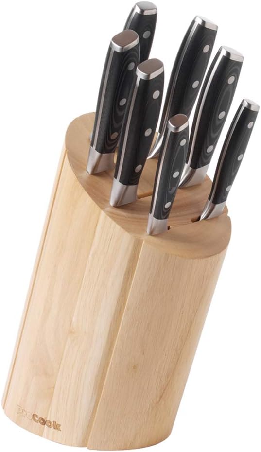 ProCook Professional X50 Knife Set 6 Piece with Wooden Block