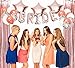 Bridal Shower Decorations by Serene Selection, Bachelorette Party Supplies, Rose Gold, White, Confetti Balloons, Fringe Curtain Backdrop, Bride to be Sash, Veil, Bride & Bride Tribe Tattoo