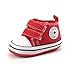 Itaar Baby Canvas Sneaker Infant Toddler Dual Strap Trainer Anti-Skid Rubber Sole Prewalker Shoes for indoor outdoor walking