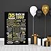 Pink Pixie Studio 1989 30 Years Ago Birthday or Wedding Anniversary Poster 11 x 17 Party Decorations Supplies Banner for Women Men Him Her Husband Wife Mom Dad (30 Years)