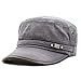 The Hat Depot 200h5149 Washed Cotton Cadet Cap (Grey)