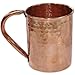 DakshCraft ® Copper Moscow Mule Mug Hammered Lacquered Finish (Capacity 15.21 oz per mug)