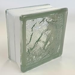 Seves Glass Block 6x6x3 Ice Glass Block