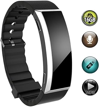 wrist watch with camera and voice recorder
