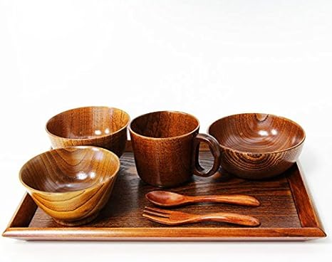 Amazon 子供 食器セット 漆塗り 汁椀 飯椀 箸 木製 お椀 子ども用食器セット オンライン通販