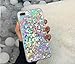 Keklle iPhone Case Psychedelic Rave Holographic Sparkle Bling Glitter Shiny Reflective Cover With Laser Beam, [Extra Thin TPU Protective Case] for iPhone (Shiny Sequins, iPhone 7/iPhone 8)