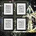akeke Harry Potter Quotes & Sayings Vintage Book Art Prints - Set of 4-8