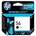 HP 56 Deskjet Ink Cartridge, 520 Page Yield, Black