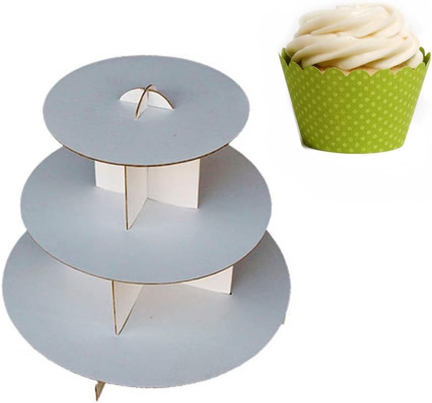 Dress My Cupcake Set de soporte de cartón para cupcake, con