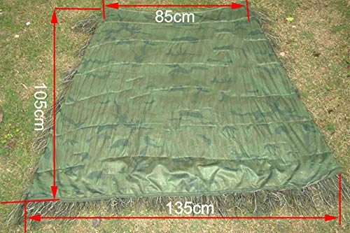 WJ Geely Clothing,Ghillie Suit Camouflage Cloak Camo Birdwatching Poncho Leaf Leaves Sniper Set Yowie Clothes,for Cs Woodland Games Army Adult 3D Outdoor Encryption Reinforcement