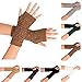 Charberry Fashion Arm Fingerless Winter Unisex Soft Warm Mitten Gloves