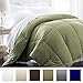 Beckham Hotel Collection 1200 Series - Lightweight - Luxury Goose Down Alternative Comforter - Hotel Quality Comforter -Full/Queen - Sage…