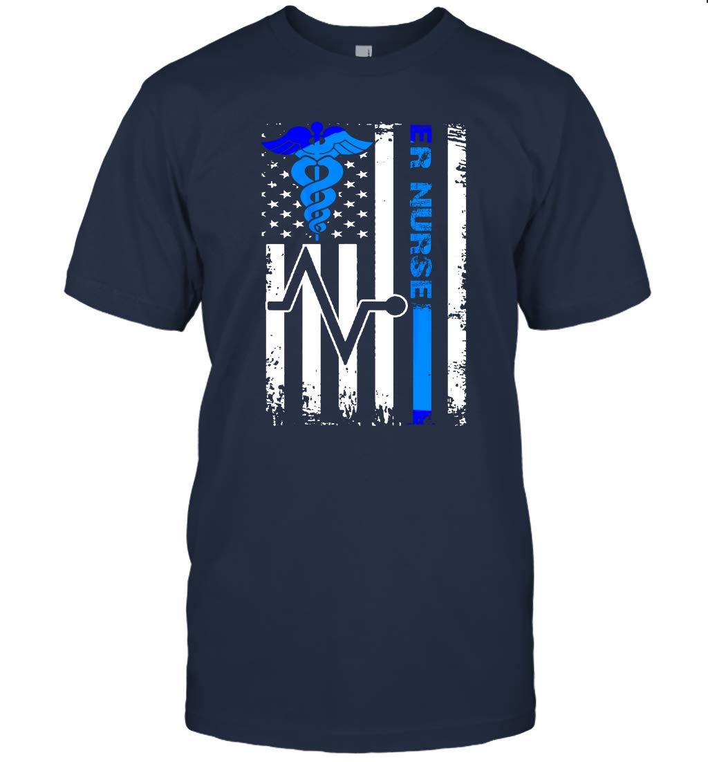 Distressed American Flag Er Nurse S For And Shirts