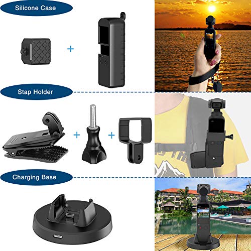 image for TONCHU 21-in-1 Expansion Accessories Kit for DJI OSMO Pocket Action Ca