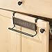 mDesign Over-the-Cabinet Kitchen Dish Towel Bar Holder - Bronze