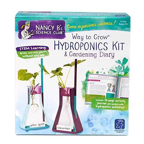 Educational Insights Nancy B's Science Club Way to Grow Hydroponics Kit & Gardening Diary
