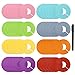 Caydo 48 Pieces 8 Colors Clothing Size Dividers Round Hangers Closet Dividers with Marker Pen
