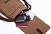 Berchirly Small Crossbody Bag Vintage Canvas Leather Messenger Pack Organizer For Women Men Travel Hiking Climbing