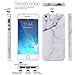 iPhone 5 Case, iPhone 5S Case, JAHOLAN White Marble Design Slim Shockproof Clear Bumper TPU Soft Case Rubber Silicone Skin Cover for Apple iPhone 5 5S SE