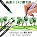 C&Berg 20 Watercolor Brush Pens Soft Flexible Tip