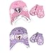 Disney Frozen Elsa Anna Toddler Beanie Hat and Mittens Set