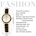 ThaiTime 2pcs Fashion Design Pretty Girls Woman Wrist Watches
