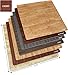 Sorbus 48Sq. Ft. Wood Grain Floor Tiles Foam Mat EVA Interlocking Mats Tile 3/8-Inch Thick Flooring Wood Puzzle Exercise Mats w/Borders - Home Playroom Basement, Apartment, Trade Show, Baby, Dance