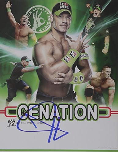 John cena signed "neon" 11 x 14 photo