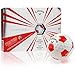 Callaway Chrome Soft X Golf Balls, Prior Generation, (One Dozen), White/Red Truvis Pattern primary