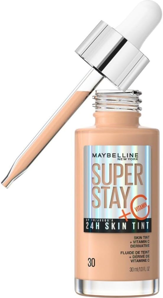 Maybelline Super Stay Skin Tint Foundation Vitamin C 30 Shade 24H Vegan
