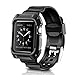 Apple Watch Band 42mm, Series 2 Sport Band and Case for iWatch Series 2, ZOEKO Protective Resilient Shock Case with Strap Bands for Apple iWatch Edition 2015 2016 (42mm Black)