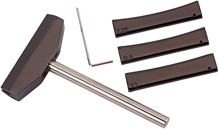 Alnicov Electric Guitar Repair Tool Alloy Fretboard Press Caul With Press Caul Inserts Musical Instrument Accessory - Black - Image 4