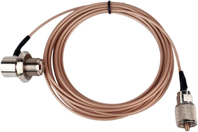 Amazon Co Jp Tamkyo 5メートル16フィートrg316ラジオカーアンテナ同軸ケーブルpl259 Uhf オス So239コネクタ 車 バイク