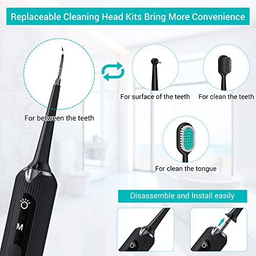 Ultrasonic Teeth Cleaner for Teeth, NICARE Plaque Remover Dental