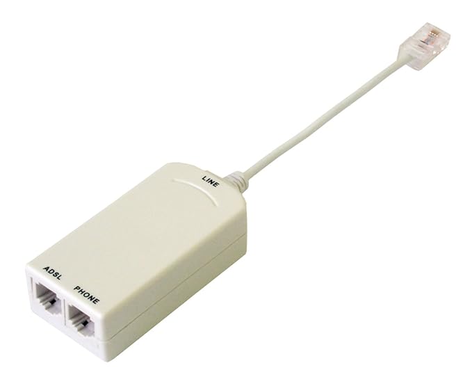MCL ADSL-Filter mit RJ45 Stecker auf 2x RJ45