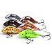 FishingSir Metal Fishing Spoons VIB Lures Sinking Fishing Blade Spinner Baits for Walleye Bass
